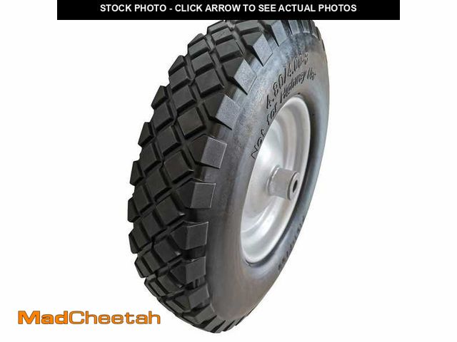 Lot 74-12584752 - Husky 15.5 in. Flat Free Wheelbarrow Tire - UNUSED