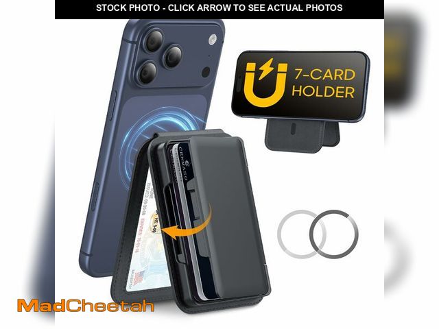 Lot 74-13958959 - CENMASO for Magsafe Wallet With Stand, Phone Wallet for Men Women, [Hold 6-7 Cards] [RFID Blocking] ...