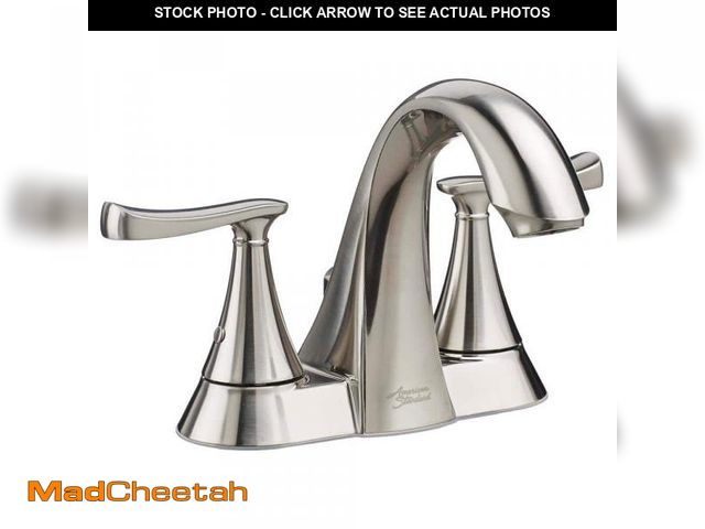 Lot 74-12034535 - American Standard Chatfield 4 in. Centerset 2-Handle Bathroom Faucet in Brushed Nickel - UNUSED