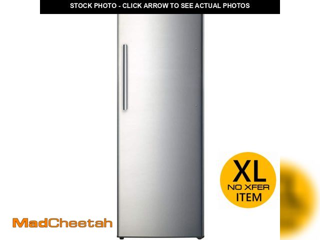 Lot 74-12692707 - *DIRTY/STICKY* Vissani 24 in. 11 cu. ft. Convertible Auto Defrost Garage Ready Upright Freezer/Refri...