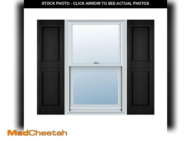 Lot 74-12423369 - *SEE PICS FOR COLOR* Ekena Millwork Lifetime Vinyl LP2S14X05900BL Standard Two Equal Panel Vinyls, R...