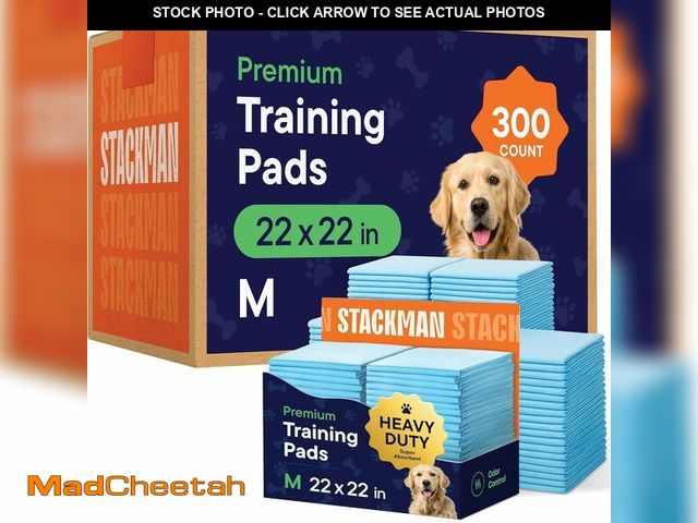 Lot 74-13382507 - Puppy Pads Pet Pee Pads 17" x 24" [300-Count] Pet Training Disposable Pads, Small Breed Pad, Leak-Pr...