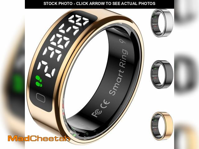 Lot 74-12717170 - Smart Ring for Women with Display Screen, Sleep Ring for Men with Heart Rate, Fitness Tracker/Step t...