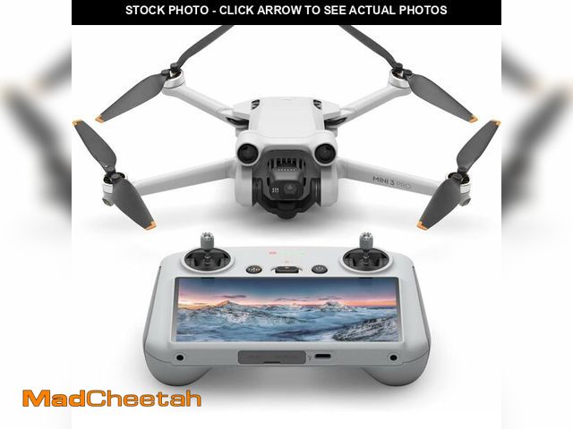Lot 74-10087127 - DJI Mini 3 Pro (DJI RC), Mini Drone with 4K Video, 48MP Photo, 34 Mins Flight Time, Less than 249 g,...