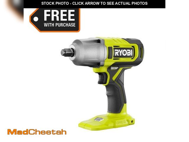 Lot 74-12799301 - RYOBI ONE+ 18V Cordless 1/2 in. Impact Wrench (Tool Only) - USED