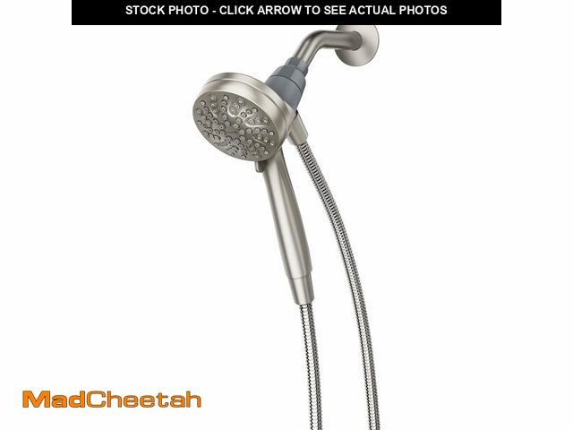 Lot 74-12703766 - Moen Engage Magnetix Shower Head with Handheld Sprayer, 6 Handheld Shower Head Spray Functions, Spot...