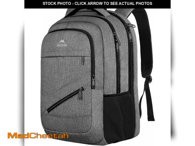 Lot 74-14211128 - MATEIN 18 Inch Extra Large Laptop Backpack, 50 L Travel Backpack with Anti Theft Pocket &amp; TSA La...