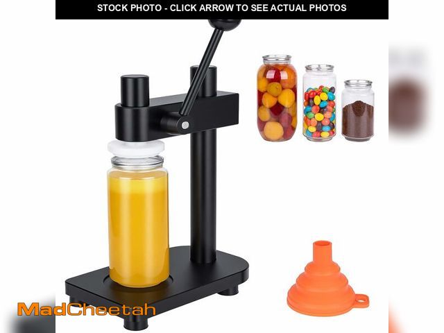 Lot 74-13571826 - Manual Bottle Can Sealer for 55mm Caps - Adjustable Home Brewing Tool Made of Aerospace Aluminum, In...