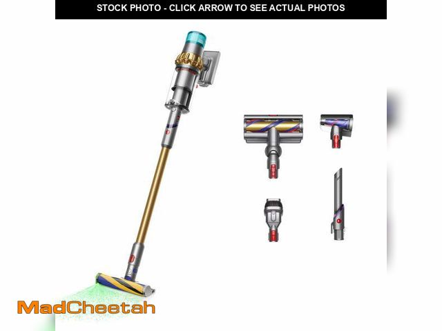 Lot 74-12548992 - Dyson V15 Detect Absolute Vacuum | Iron/Gold | New - USED