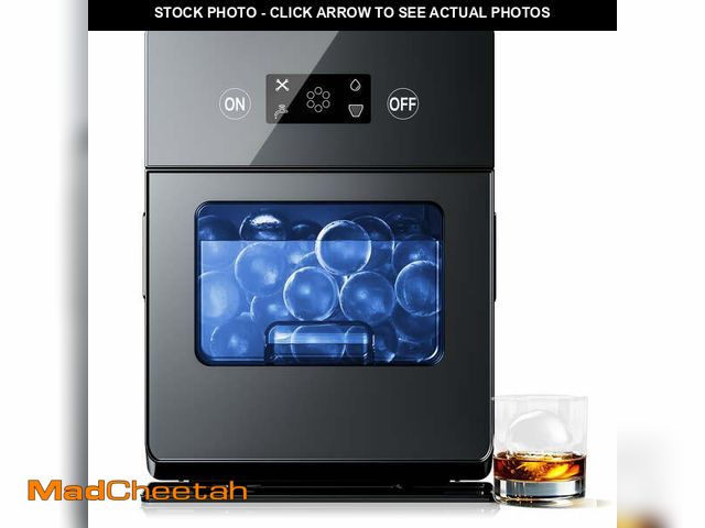 Lot 74-12647694 - Simzlife Sphere Ice Maker,10 pcs/Hour, 150 pcs/Day,Clear Ice Ball Maker with Enhanced Insulation, wi...