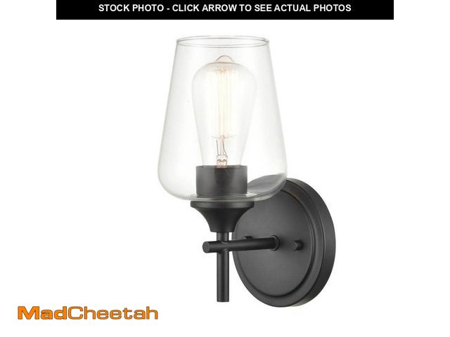 Lot 74-14113873 - Millennium Lighting 1-Light 5 in. Matte Black Wall Sconce - UNUSED