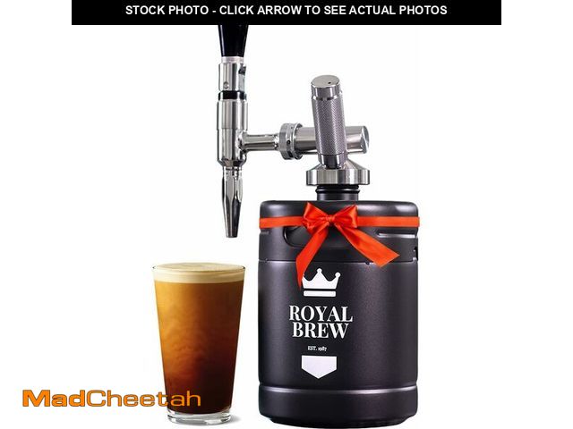 Lot 74-12847257 - The Original Royal Brew Nitro Cold Brew Coffee Maker - Gift for Coffee Lovers - 64 oz Home Keg, Nitr...