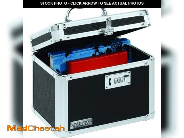 Lot 74-9463030 - Vaultz Combination Lock Box - Secure Safe for Documents, Valuables, Medicine &amp; Money - 10 x 7.25...