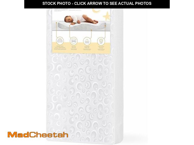 Lot 74-13382234 - Dream On Me 2-in-1 Breathable Two-Sided 3" Portable Mini Crib Mattress, Greenguard Gold Certified, V...
