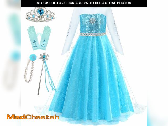 Lot 74-12970155 - BOMLY Girls Princess Dress Up Costume Outfit with Accessories for Kids Halloween Christmas Birthday ...