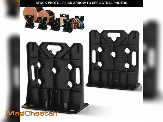 Lot 74-13698223 - (MISSING ONE ) Multi Purpose Wire Dispenser, Cable/Wire Spool Rack, Wire Spool Caddy, Holds Spools U...