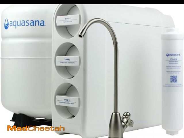 Lot 74-12109612 - Aquasana SmartFlow Reverse Osmosis Water Filter | RO Under Sink System | WQA Certified up to 99.99% ...