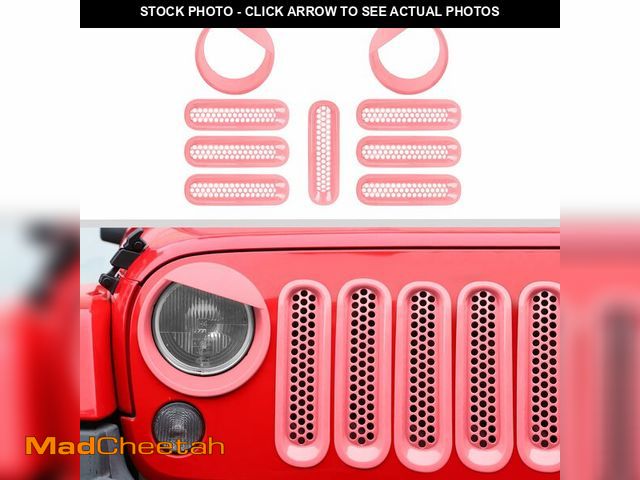 Lot 74-14268897 - JWWY Front Grille Insert Radiator Grille Grillwork Surround Assembly Inserts Headlight Headlamp Cove...