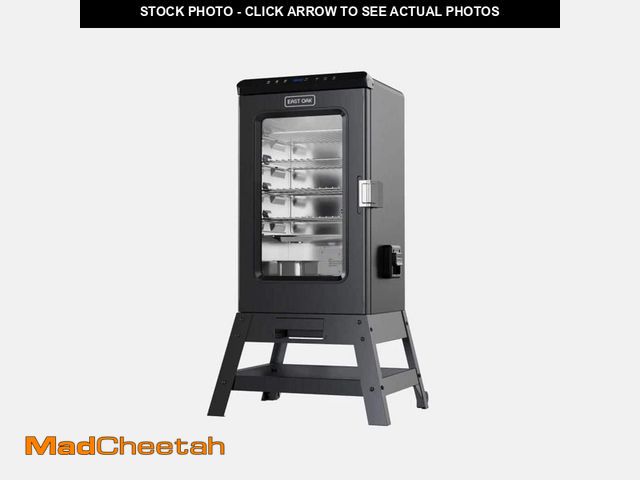 Lot 74-12659531 - EAST OAK Ridgewood Pro 30 in. Electric Smoker With Probe : 725 Sq. in. Cooking Area : Precision Temp...