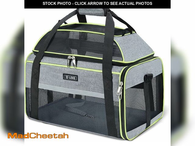 Lot 74-13584032 - Lekereise Top-Expandable Pet Carrier 18x13x9.5 Inch Southwest Frontier Airline Approved Soft Sided U...