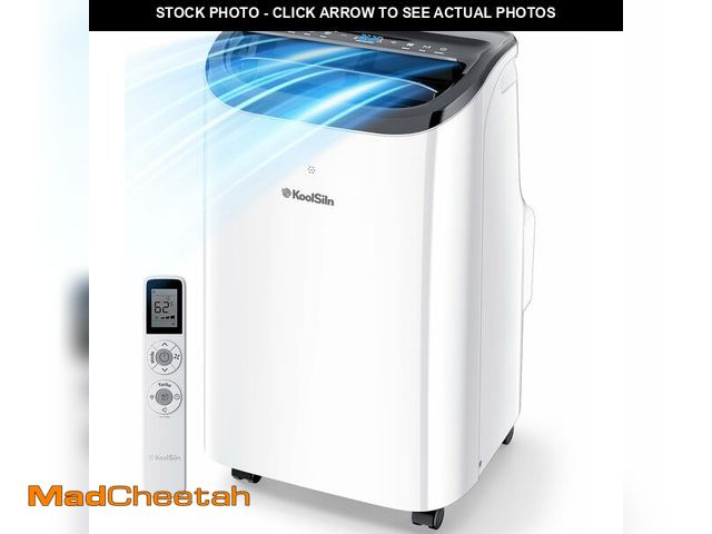 Lot 74-13789843 - 12,000 BTU Portable Air Conditioner Cools Up to 550 Sq.Ft, Auto-Evaporation Low Noise Portable AC Un...