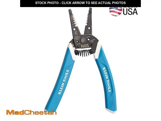 Lot 74-13691909 - Klein Tools Klein-Kurve Wire Stripper / Cutter, 8-20 AWG - UNUSED