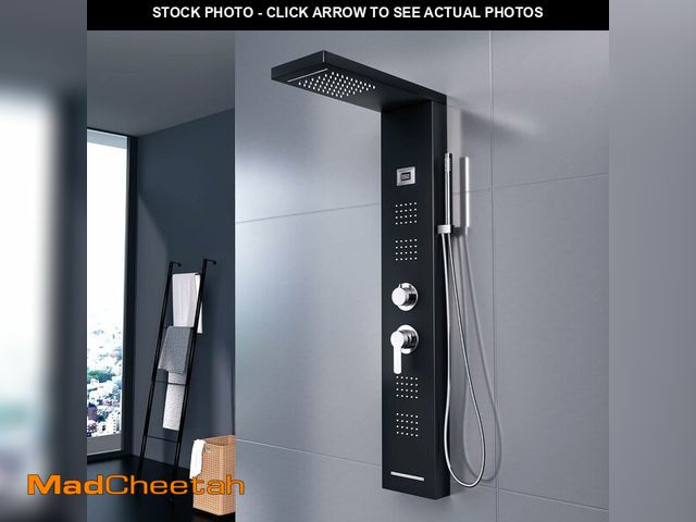 Lot 74-13074374 - (MISSING HARDWARE) MORADO Shower Panel Tower System, 48 I5nches LED Shower Panel, Shower Tower Panel...