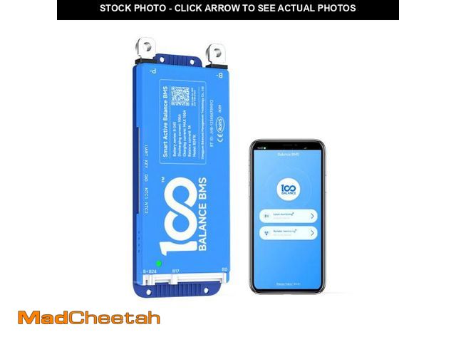 Lot 74-12302099 - 100BALANCE BMS 100A Active Balance 1A 8S-24S Build in Bluetooth Cell Balancing Smart PCB Battery Pro...