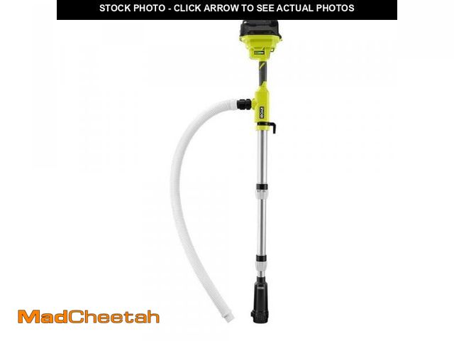 Lot 74-12365486 - (MISSING WHITE TUBE) RYOBI ONE+ 18V Cordless 1/6 HP Telescoping Pole Pump (Tool Only) - UNUSED