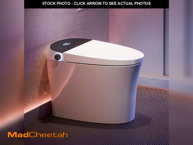 Lot 74-12694415 - CANEST Smart Toilet, Smart Toilet with Bidet Built in, Pump-assisted Flush, Foot Sensor Operation, W...