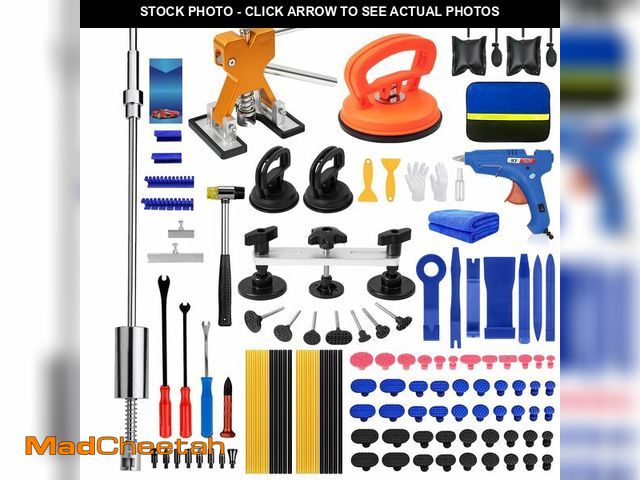 Lot 74-12599363 - 129pcs Dent Puller Kit, Paintless Dent Repair Kit for Dent Removal, Paintless Dent Removal Kit with ...