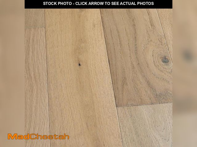 Lot 74-12413671 - Malibu Wide Plank Delano French Oak 1/2 in. T x 7.5 in. W Tongue &amp; Groove Wirebrushed Engineered...