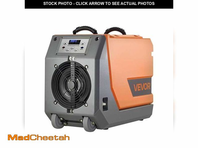 Lot 74-13038101 - VEVOR 180 pt. 2500 sq. ft. Commercial Dehumidifier with Pump/Drain in. Orange Hoses, Portable Crawl ...