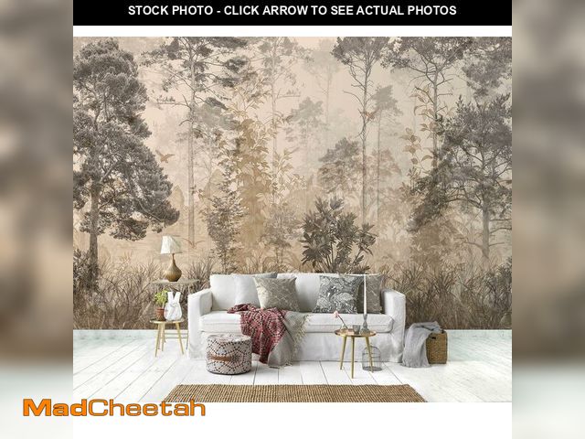 Lot 74-14348454 - YQWDMX -Vintage Forest Natural Wall Bedroom Mural XT18 S 100" x 65" - UNUSED
