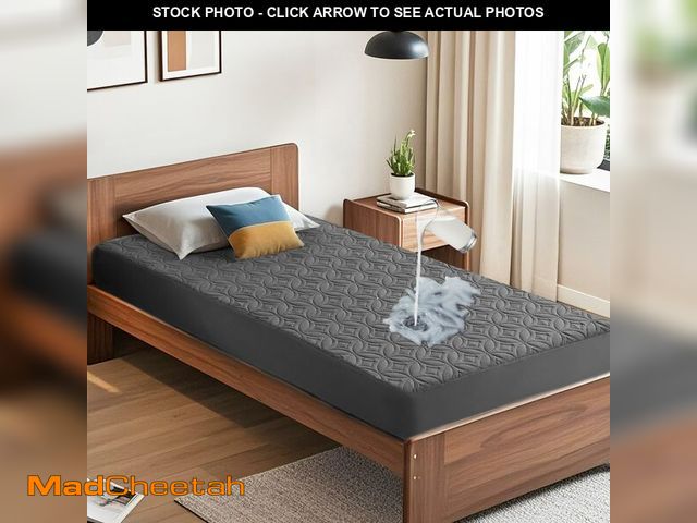 Lot 74-14423911 - BEDLORE Waterproof Mattress Protector, Twin Size Mattress Pad - UNUSED