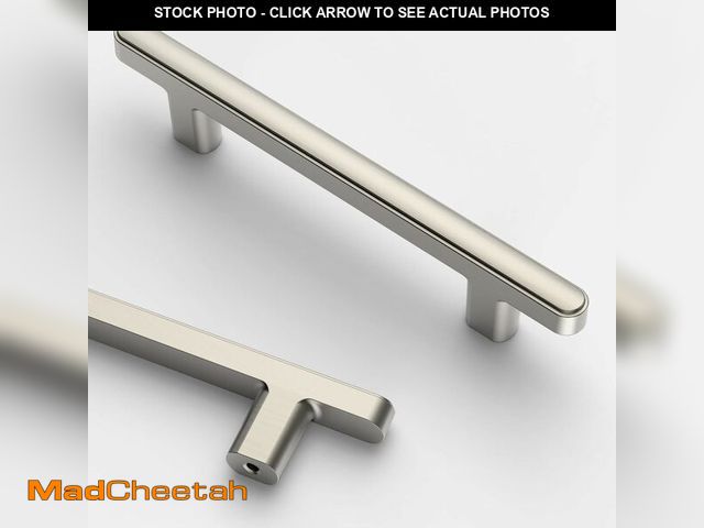 Lot 74-14588776 - Asidrama 10 Pack 3.75 Inch(96mm) Brushed Satin Nickel Kitchen Cabinet Handles, Cabinet Pulls Kitchen...