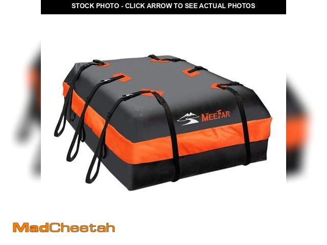 Lot 74-13202888 - MeeFar Car Roof Bag XBEEK Rooftop top Cargo Carrier Bag 20 Cubic feet Waterproof for All Cars with/W...