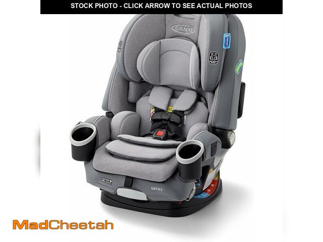 Lot 74-12632322 - Graco 4Ever DLX 4-in-1 Car Seat, Charlie| Infant to Toddler Car Seat, with 10 Years of Use | Rear-Fa...