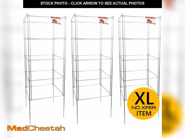 Lot 74-14079602 - (MUST PICK UP IN 7 DAYS!!!!) Pallet of 20 Cedar Ridge Square Foldable Tomato Cages - Heavy Duty Plan...