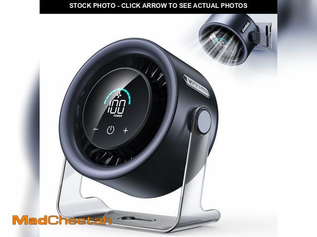 Lot 74-14214743 - USB Desk Fan for Bedroom: 100 Speeds Digital Display Quiet Portable Fan with Turbo Airflow, 120ÃÂ° ...