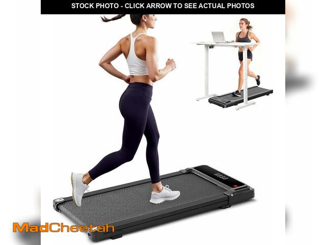 Lot 74-14348480 - Aidoly Walking Pad Under Desk Treadmill, Portable Compact Electric Walking Treadmill, Quiet Fitness ...