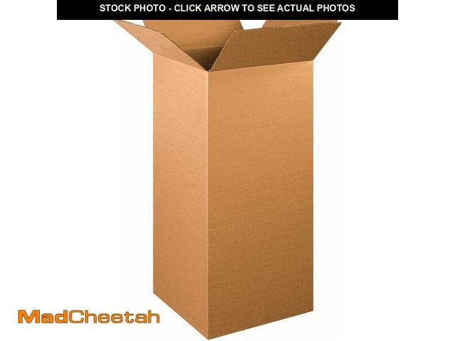 Lot 74-13331790 - TAPE LOGIC 16 x 16 x 36 Corrugated Cardboard Boxes, Tall 16"L x 16"W x 36"H, Pack of 10 | Shipping, ...