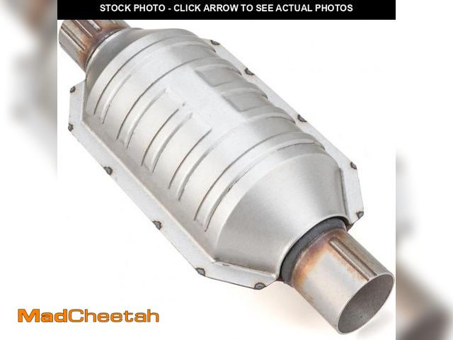 Lot 74-12326383 - FOMIUZY 2 Inch 2" Inlet/Outlet Catalytic Converter Universal High Flow Front Cat Convertor Direct-Fi...