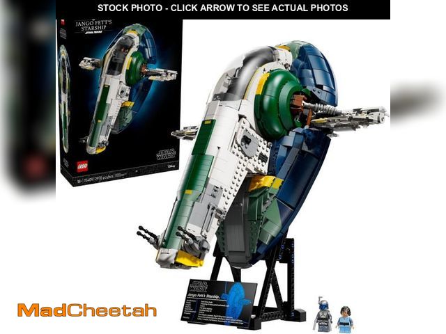 Lot 74-12475773 - (AS PICTURED - MAY BE INCOMPLETE) LEGO Star Wars Jango Fett's Firespray-Class Starship Building Set ...
