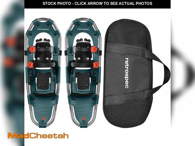 Lot 74-13419118 - Retrospec Drifter Snowshoes for Women &amp; Men - Lightweight Aluminum Frame Snow Shoes with Double ...