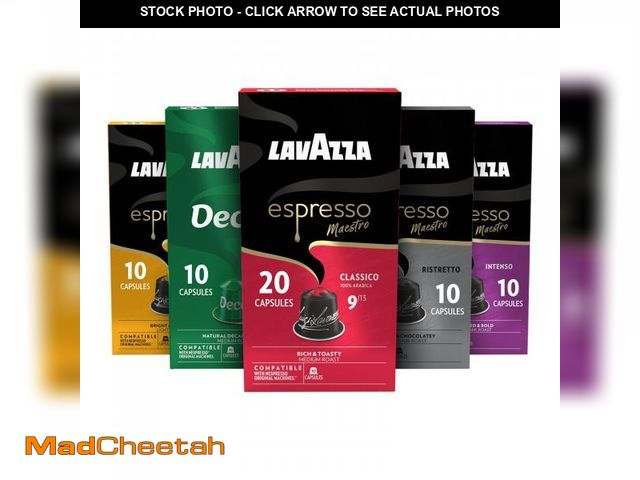 Lot 74-12428175 - Lavazza Espresso Variety Pack of Aluminum Capsules Compatible with Nespresso* Original Machines, Con...