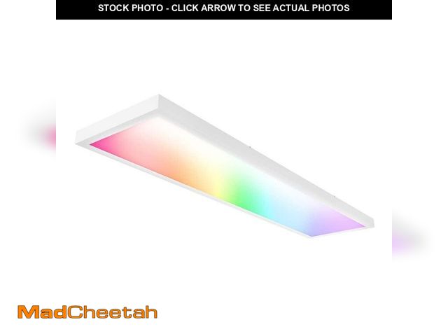 Lot 74-14275571 - Metalux MMS 1 x 4 Smart Wi-Fi LED Panel Light with WiZ Pro, Full Color Plus Tunable White, Smart Sys...