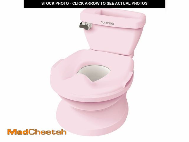 Lot 74-13544309 - Ingenuity My Size Potty Pro in Pink, Infant Potty Training Toilet, Lifelike Flushing Sound, for Ages...