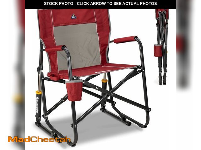Lot 74-14281841 - GCI Outdoor Freestyle Rocker Camping Chair | Portable Folding Rocking Chair with Solid, Durable Armr...