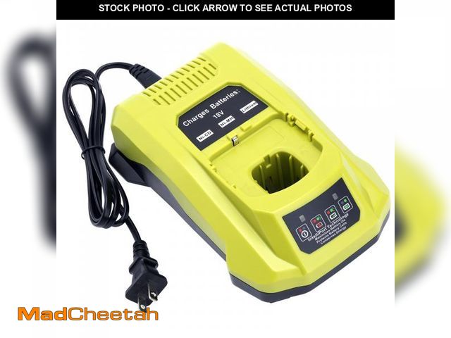 Lot 74-12306031 - Elefly P117 Compatible with Ryobi 18V Battery Charger, Compatible with Ryobi 12V-18V ONE+ Lithium Ni...